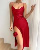 Sexy Slit Halter Nightdress Sexy Slit Halter Nightdress