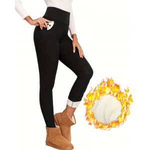 High Elastic Fleece Warm Yoga Pants