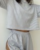 Striped Short Sleeve Two-Piece PJs