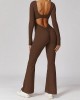 Beautiful Back Long Sleeve Yoga Jumpsuit Beautiful Back Long Sleeve Yoga Jumpsuit