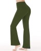 High Waisted Elastic Tummy Control Flared Yoga Pants High Waisted Elastic Tummy Control Flared Yoga Pants