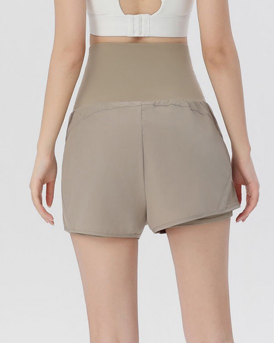 Tummy-Control Waist Yoga Shorts Tummy-Control Waist Yoga Shorts