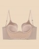 Push Up Low Back Plunge Bra Cleavage-Boosting Light Padding Bra Underwear