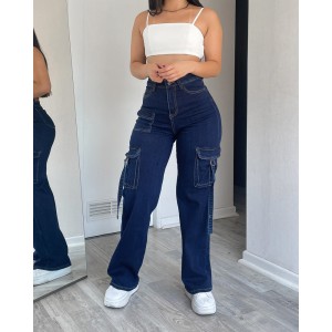 Multi-Pocket Cargo Jeans