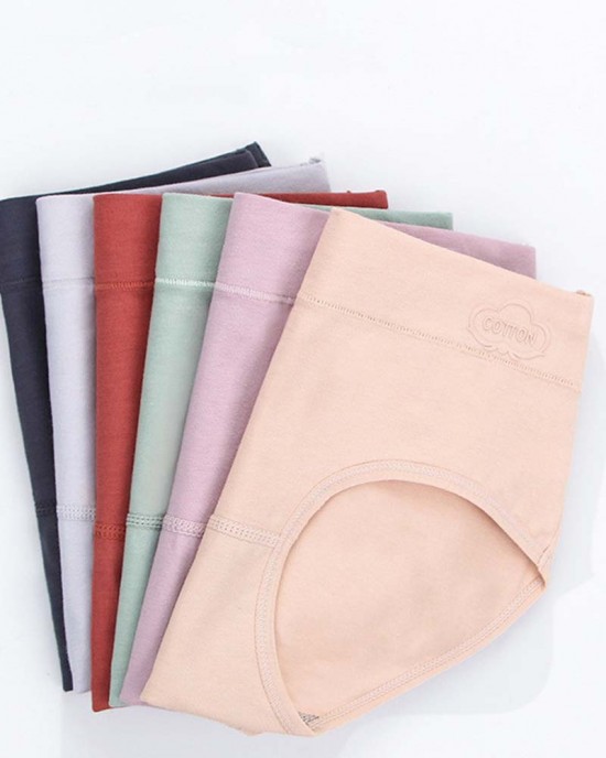 Mid-Waist Cotton Graphene Underpants Mid-Waist Cotton Graphene Underpants