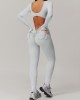 Back Pocket Open Back Yoga Bodysuit Back Pocket Open Back Yoga Bodysuit