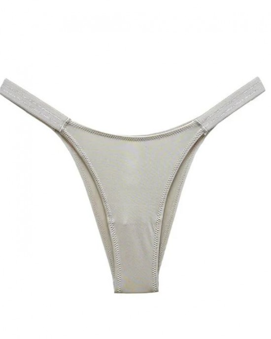 Female Glossy Dazzing Stripe T-back Underwears Female Glossy Dazzing Stripe T-back Underwears
