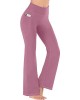 High Waisted Elastic Tummy Control Flared Yoga Pants High Waisted Elastic Tummy Control Flared Yoga Pants