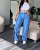 Alphabet Belt Cargo Jeans Alphabet Belt Cargo Jeans
