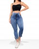 Skinny Jeans With Elastic Waistband Skinny Jeans With Elastic Waistband