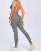 Backless Hip Lifting Yoga Bodysuit