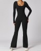 Beautiful Back Long Sleeve Yoga Jumpsuit Beautiful Back Long Sleeve Yoga Jumpsuit