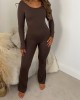 Beautiful Back Long Sleeve Yoga Jumpsuit Beautiful Back Long Sleeve Yoga Jumpsuit