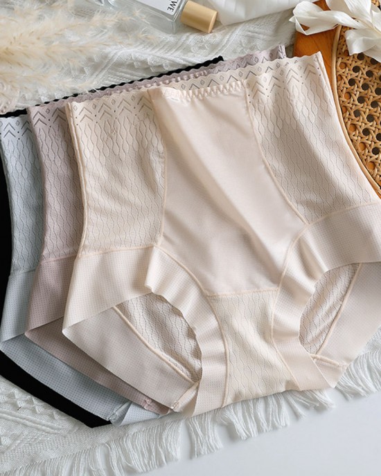 Silkworm Silk Inner Crotch High-Waisted Belly Panties