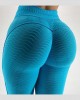 Tummy Control Anti Cellulite Ruched Butt Lift Textured Leggings