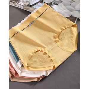 Mulberry Silk Antibacterial Crotch High Waist Seamless Tummy Control Underwear
