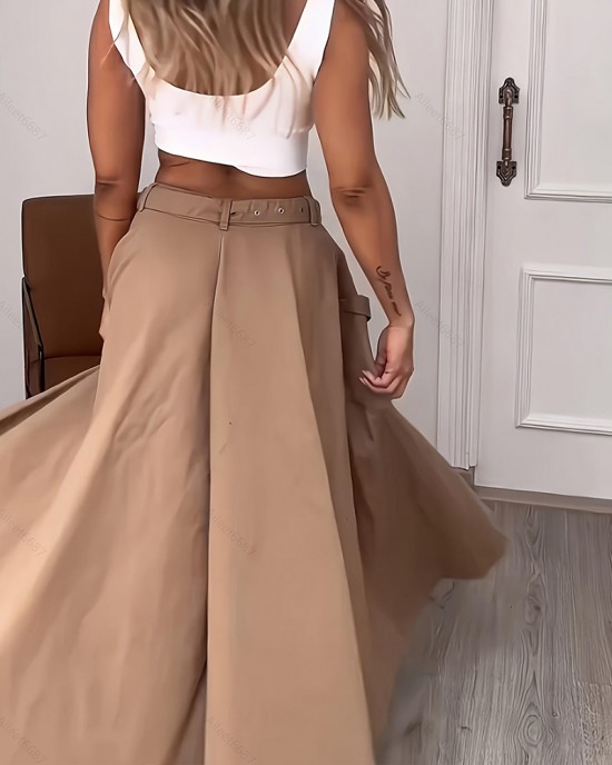 Fashion Casual Long Skirt Fashion Casual Long Skirt