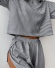 Striped Short Sleeve Two-Piece PJs