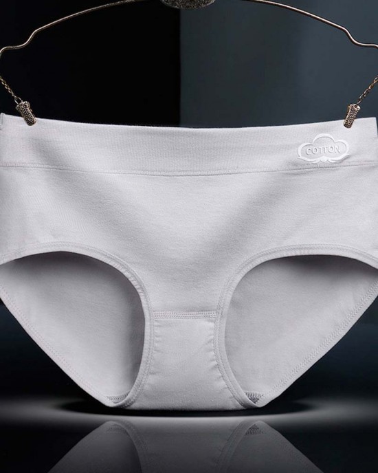 Mid-Waist Cotton Graphene Underpants Mid-Waist Cotton Graphene Underpants