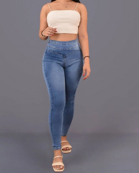 Side Zipper Skinny Jeans Side Zipper Skinny Jeans