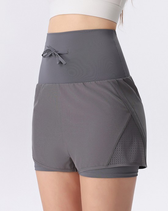 Tummy-Control Waist Yoga Shorts Tummy-Control Waist Yoga Shorts