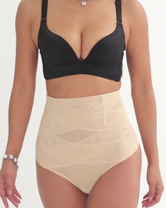 Thin Cross High Waist Shaping T-Back Briefs Thin Cross High Waist Shaping T-Back Briefs