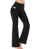 High Waisted Elastic Tummy Control Flared Yoga Pants High Waisted Elastic Tummy Control Flared Yoga Pants