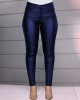 Casual Sexy Solid Color Pu Leather Pants Casual Sexy Solid Color Pu Leather Pants