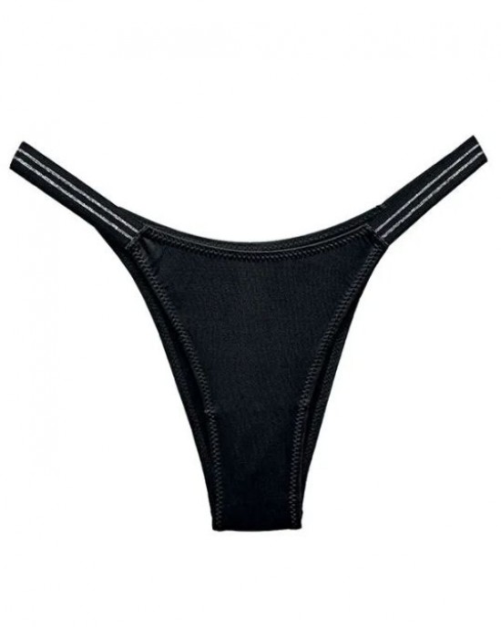 Female Glossy Dazzing Stripe T-back Underwears Female Glossy Dazzing Stripe T-back Underwears