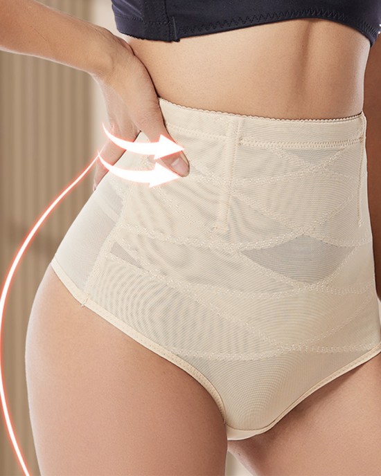 Thin Cross High Waist Shaping T-Back Briefs Thin Cross High Waist Shaping T-Back Briefs