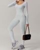 Back Pocket Open Back Yoga Bodysuit Back Pocket Open Back Yoga Bodysuit