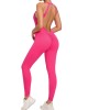 Backless Hip Lifting Yoga Bodysuit