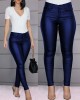 Casual Sexy Solid Color Pu Leather Pants Casual Sexy Solid Color Pu Leather Pants