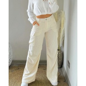 Corduroy Cargo Trousers