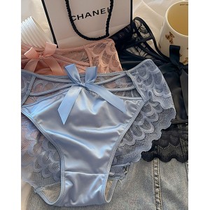 Bow-Crossed Cotton Underpants