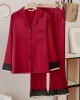 Ice Silk Cool Thin Home Pajamas Set Ice Silk Cool Thin Home Pajamas Set