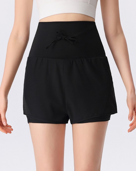 Tummy-Control Waist Yoga Shorts Tummy-Control Waist Yoga Shorts