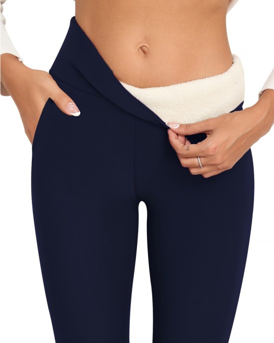 High Elastic Fleece Warm Yoga Pants High Elastic Fleece Warm Yoga Pants
