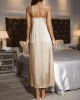 Lace Ice Silk Slit Nightdress Lace Ice Silk Slit Nightdress