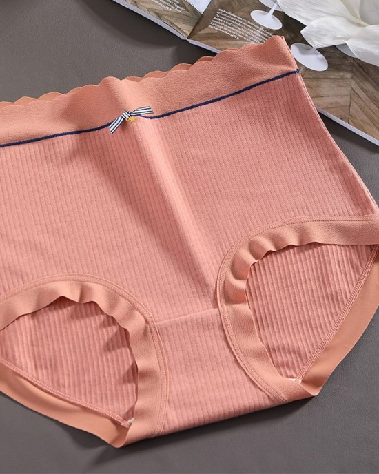 Mulberry Silk Antibacterial Crotch High Waist Seamless Tummy Control Underwear Mulberry Silk Antibacterial Crotch High Waist Seamless Tummy Control Underwear