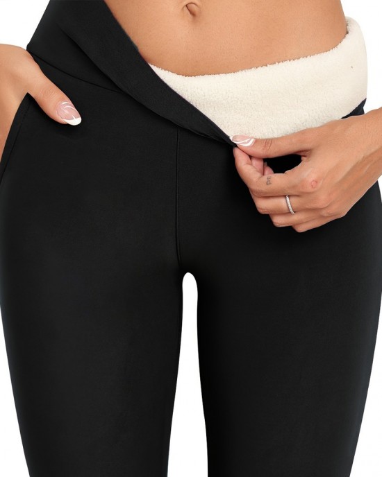 High Elastic Fleece Warm Yoga Pants High Elastic Fleece Warm Yoga Pants