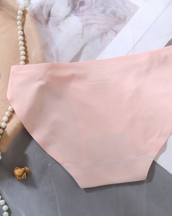 Sexy Hollow Ring Buckle Heart Seamless Ice Silk Underwear Sexy Hollow Ring Buckle Heart Seamless Ice Silk Underwear