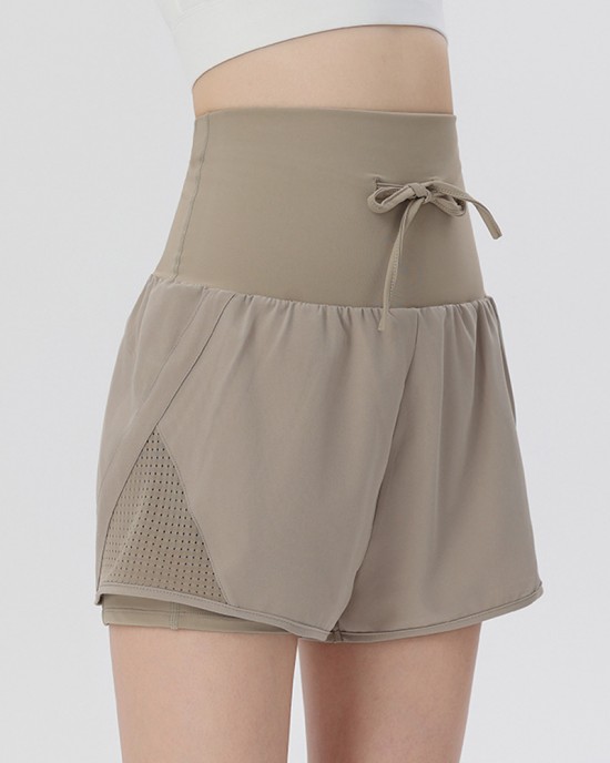 Tummy-Control Waist Yoga Shorts Tummy-Control Waist Yoga Shorts