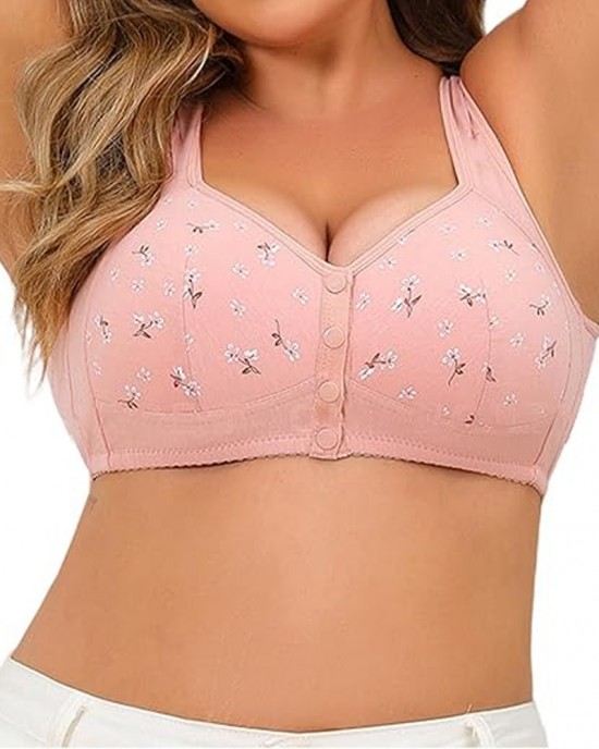 Printed Front Buckle Bra Printed Front Buckle Bra