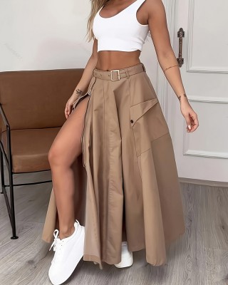 Fashion Casual Long Skirt