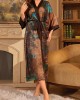 Satin Luxury Lace-Up Dressing Gown Satin Luxury Lace-Up Dressing Gown
