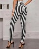 Striped High Waist Yoga Pants Leggings Striped High Waist Yoga Pants Leggings