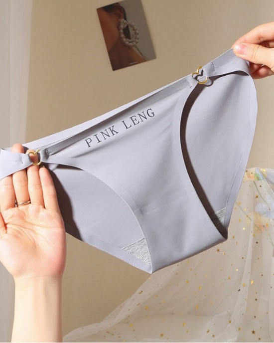 Sexy Hollow Ring Buckle Heart Seamless Ice Silk Underwear Sexy Hollow Ring Buckle Heart Seamless Ice Silk Underwear