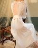 Sexy Nightgown Long Bathrobe Pajamas Women Long Sleeve Backless Women Satin Home Clothes Sexy Nightgown Long Bathrobe Pajamas Women Long Sleeve Backless Women Satin Home Clothes