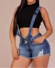 Strap Denim Hip Lift Shorts Strap Denim Hip Lift Shorts